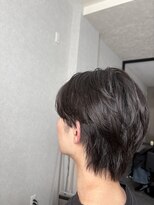 ブレイク 袋井店(BREK) センターパートウルフ/簡単スタイリング