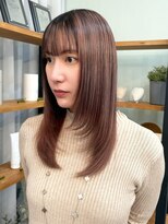 ジーナ 福岡千早(Zina)&nbsp;【Zina】レイヤー/ナチュラル/似合わせカット