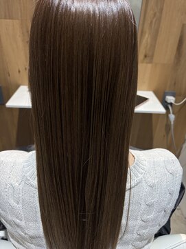 ベルベットヘア 千早店(Velvet hair) プレミアム髪質改善カラー×カーキグレージュ