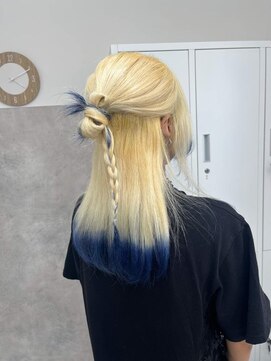 ワンズクロエ 原宿店(ONE's Chloe) イメチェンピンクベージュアンブレラカラー前髪