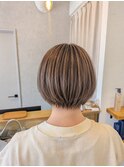 美髪/ワイドバング/外ハネ/イメチェン/[浦安/ショート/髪質改善]