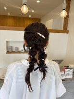 ブランコリブレ 郡家店(blanco Libre) 編み下ろしツインポニー
