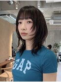 2WAYミディアムウルフ【ナチュラルスタイルにもなるウルフ】