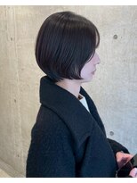 ロッカヘアエジェ(ROCCA hair eje.)&nbsp;似合わせカット大人前下がりショートボブ