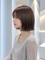 フォト 新宿三丁目(foto)&nbsp;髪質改善地毛風縮毛矯正くびれレイヤー切りっぱなしボブ