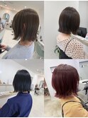 切りっぱなしボブ