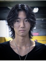 ロックス バイ マグ 松本(rocks BY MAG)&nbsp;メンズボブパーマ/波巻きスパイラルでこなれ感
