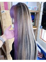 トーク 伊丹本店(TAL'KE)&nbsp;TAL'KE/ホワイトバレイヤージュ×ラベンダーバング_590