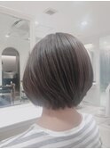 大人のスッキリボブスタイル