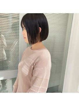 ミント(mint) ミニボブ/シンプルボブ/抜け感ボブ/グレー