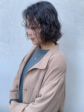 フェンヘアーアイス 中目黒(Fen.hair ici) うるツヤヘルシースタイルくせ毛風カール前髪うる艶髪モテ髪
