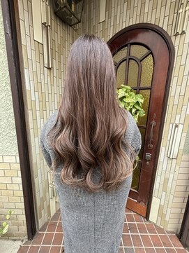 コキリ(kokiri) 【nasu】細めハイライト×グレージュカラー