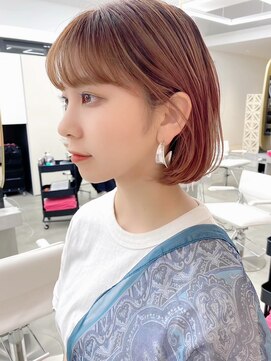 ノエ ナゴヤ(NOE NAGOYA) ボブ×透明感カラーT-17