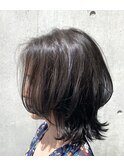 クビレミディアム×透明感ダークグレージュ「taku」