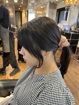 ブリング バイ スノードロップ 吉祥寺(BRING by Snowdrop) 切りっぱなしボブ/エアリーロング/美髪/ピンクブラウン