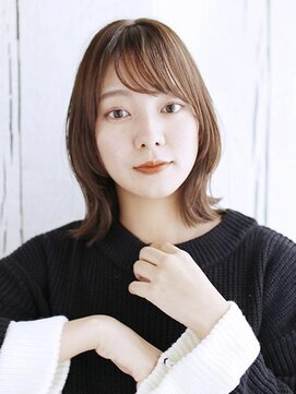 ヘアメイク ナル(hair make nalu) くびれカールのハッシュカットスタイル