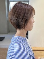 セイドット オモテサンドウ(Say. omotesando)&nbsp;say.こなれミディ前髪イメチェンショートボブミルクティーカラー