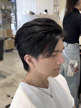 ビューバイネオリーブ 用賀店(Beau'r by neolive) アッシュブラックカルマパーマベリーショートダークアッシュ
