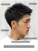 メンズビジネスショートスタイル/爽やか/清潔感/好印象/短髪