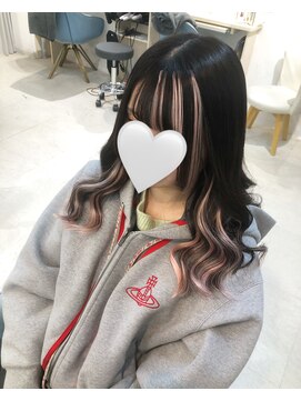 アイム(Aim) 前髪エクステ、インナーカラー