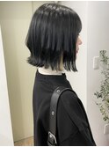 【Say.福岡】切りっぱなしボブ×くびれ×オリーブグレージュ