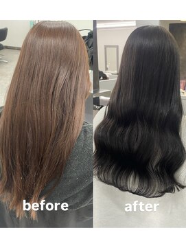 ガルボヘアー 桟橋店(garbo hair) オリーブベージュオイルカラー高知美容院