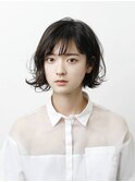 外ハネボブ/毛先パーマ