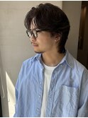 ニュアンス/センターパート/ウルフ/襟足/レイヤーカット/大矢