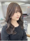 熊本 透明感カラー 韓国風スタイル Una Yumika