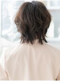 ■フレンチカジュアルくせ毛風ウルフカット302-2上尾30代40代