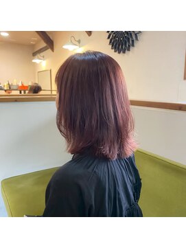 ヴェレタ(veLeta) 【veLeta金町hayashi】ブリーチなしでツヤ感暖色カラー♪