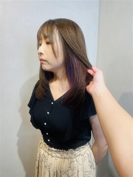 アイラス(I'LAS) ラベンダーピンク/レイヤーカット/20代30代40代