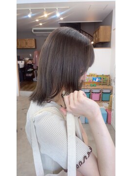 オリビアヘアー(OLIVIA HAIR) ブリーチなし透明感オリーブグレージュ
