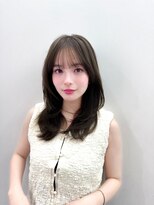 エンネ 新宿(enne)&nbsp;グレージュカラー/韓国風巻き/レイヤーカット/髪質改善/縮毛矯正