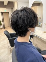 アルメリア 池袋(Arumeria) シャドウパーマ波巻きパーマスパイキーショート