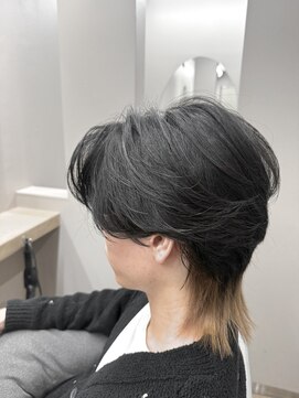 レーヴバイリコ 三軒茶屋(Reve by liko) メンズウルフ/インナーカラー/センターパート/三軒茶屋