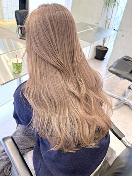 サンクプロジェクト(cinq PROJECT) 原宿韓国顔まわりミルクティーベージュマロンベージュ