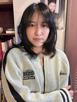 エンベロープス 中目黒(Envelopes) 小顔シースルーバング×ミディアムレイヤー