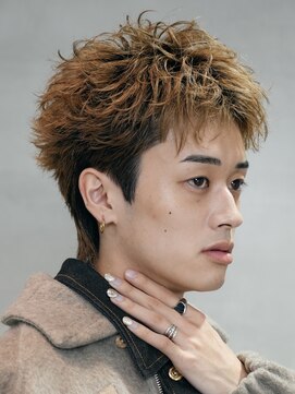 フィフス 栄(fifth) 名古屋栄スパイキーショートメンズアップバングスパイラルパーマ