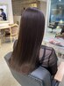 【艶髪コース】カット＋髪質改善カラー＋高補修TR