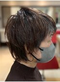 ミセス ショートレイヤー ハンサムショート