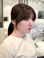 ローマー(ROAMER omotesando)&nbsp;結んでも可愛いお顔周りカット