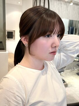 ローマー(ROAMER omotesando) 結んでも可愛いお顔周りカット
