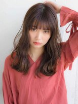 リリアン 表参道(relian)&nbsp;透明感抜群グレージュカラー×波巻きスタイル