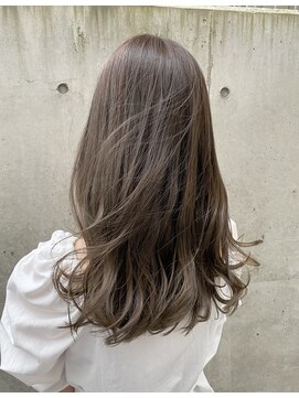 ロンドアベニール 北千住(Lond avenir) ブリーチなしグレージュ×大人ガーリー