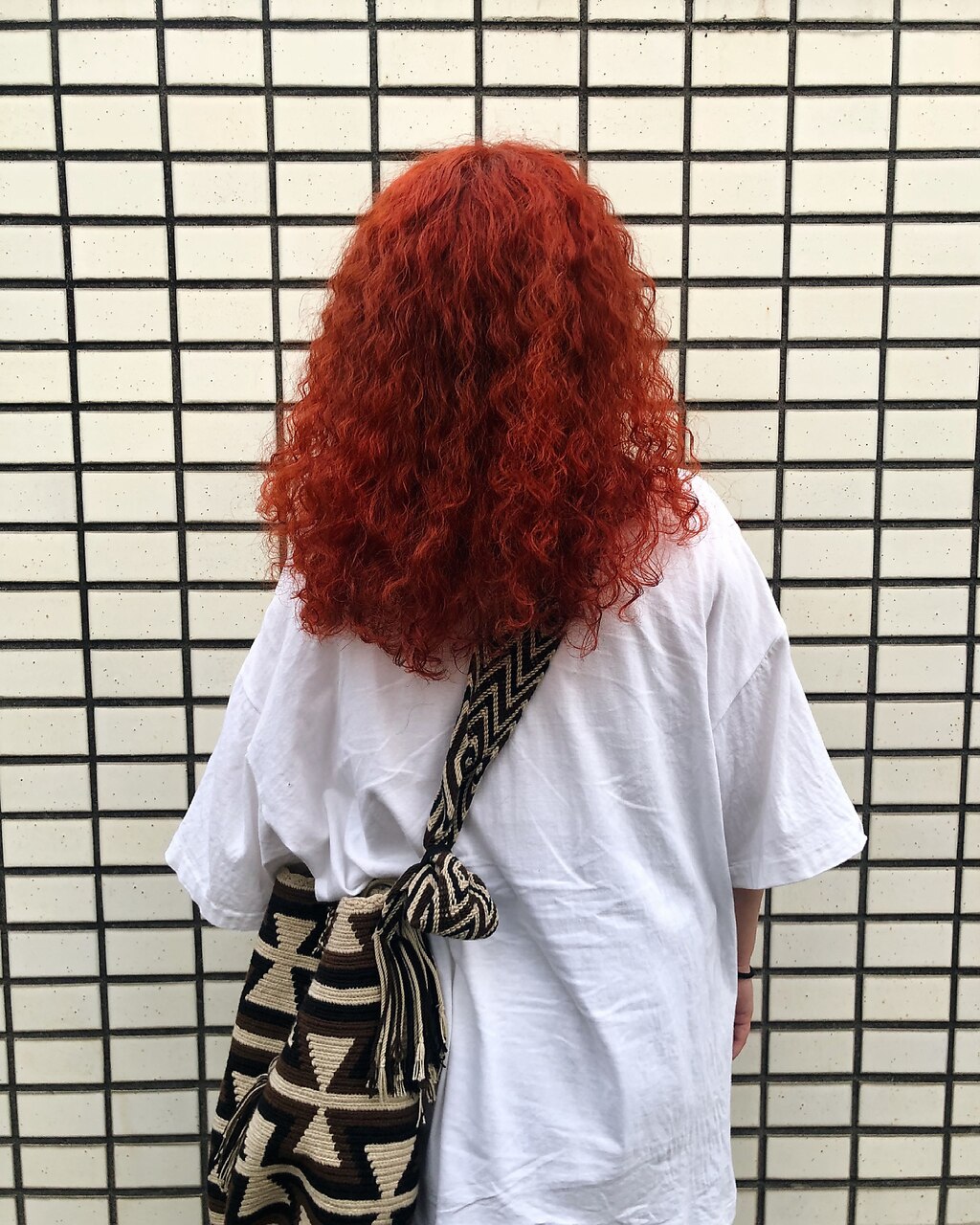 オレンジ×スパイラル カーリーヘア：L122686505｜ホープ 渋谷(HOPE)の