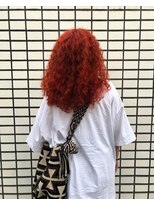 ホープ 渋谷(HOPE) オレンジ×スパイラル カーリーヘア