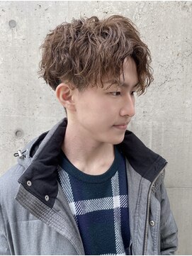 ロンドガルマン 名古屋(Lond GULLMAN) 【Lond GALLMAN Hide】MEN'S HAIR/ツイスパ/センターパート