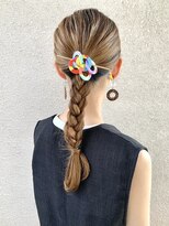 フォーク FOLK&nbsp;【FOLK】毎日簡単5分間アレンジ☆似合わせ三つ編みアレンジ♪