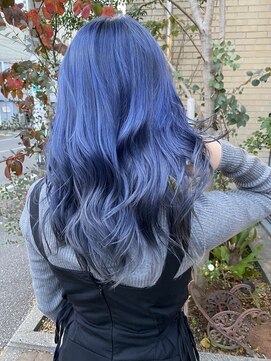 プルメリアドット(Plumeria.) Blue × long